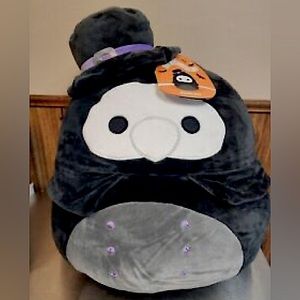 Squishmallow Halloween Aldron The Plague Doctor 16” BNWT.